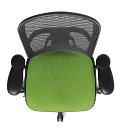 WorkPro® Floor Display Quantum 9000 Series Ergonomic Mesh/Premium Fabric Adjustable-Back Office Chair, Black/Lime, BIFMA Compliant