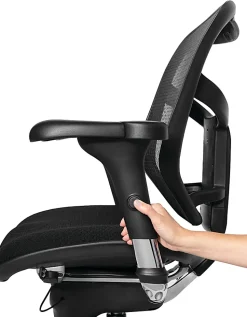 WorkPro® Floor Display Quantum 9000 Series Ergonomic Mesh/Premium Fabric Adjustable-Back Office Chair, Black/Lime, BIFMA Compliant