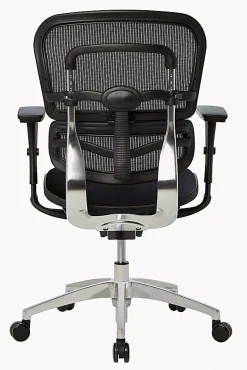 WorkPro® Floor Display 12000 Series Ergonomic Mesh/Fabric High-Back Office Chair, Black/Black, BIFMA Compliant