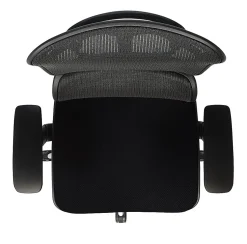 WorkPro® Floor Display 12000 Series Ergonomic Mesh/Fabric High-Back Office Chair, Black/Black, BIFMA Compliant