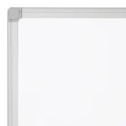 WorkPro™ Porcelain Magnetic Dry-Erase Whiteboard, 24" x 36", Aluminum Frame With Silver Finish