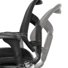 WorkPro® Quantum 9000 Series Ergonomic Mesh/Premium Fabric Mid-Back Chair, Black/Olive, BIFMA Compliant