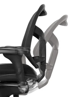 WorkPro® Quantum 9000 Series Ergonomic Mesh/Premium Fabric Adjustable-Back Office Chair, Black/Sky, BIFMA Compliant