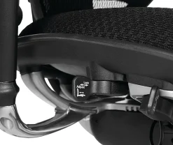 WorkPro® Quantum 9000 Series Ergonomic Mesh/Premium Fabric Adjustable-Back Office Chair, Black/Royal, BIFMA Compliant
