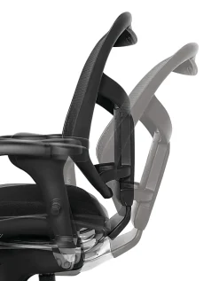 WorkPro® Quantum 9000 Series Ergonomic Mesh/Premium Fabric Adjustable-Back Office Chair, Black/Royal, BIFMA Compliant
