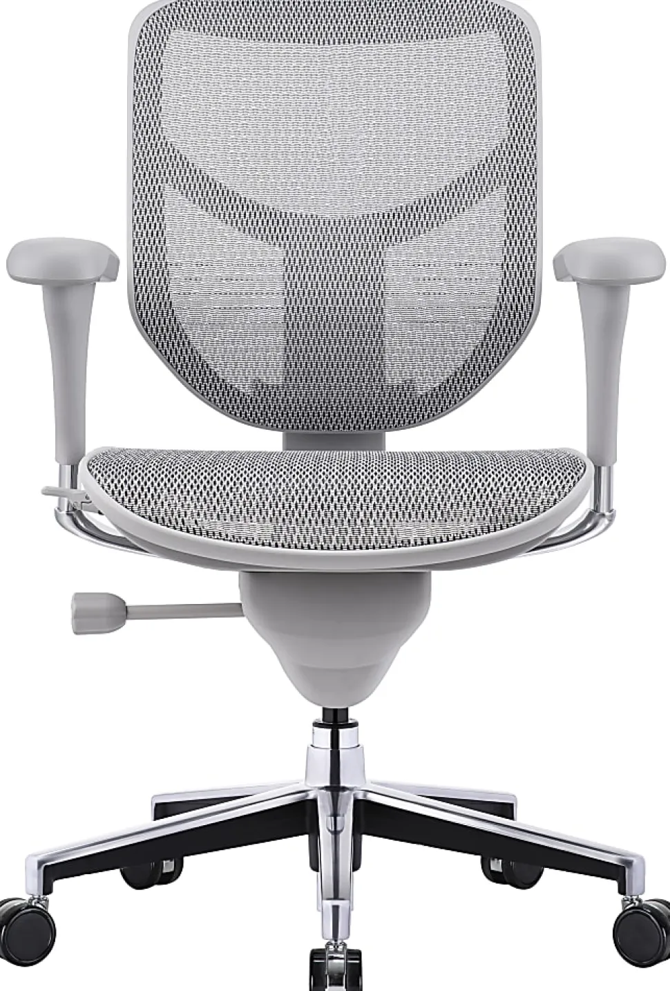 WorkPro® Quantum 9000 Series V2 Ergonomic Mesh/Mesh Adjustable-Back Office Chair, Black/Gray