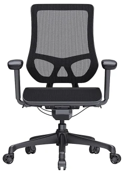 WorkPro® 1000 Series Ergonomic Mesh/Mesh Mid-Back Task Office Chair, Black/Black, BIFMA Compliant