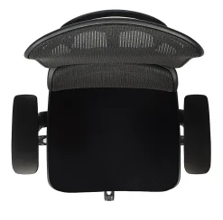 WorkPro® 12000 Series Ergonomic Mesh/Fabric High-Back Office Chair, Black/Black, BIFMA Compliant
