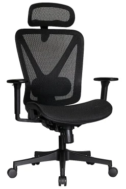 WorkPro® 3000 Series Ergonomic Mesh/Mesh High-Back Chair, Black/Black