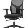 WorkPro® 4000 Series Multifunction Ergonomic Mesh/Fabric High-Back Executive Office Chair, Black/Black, BIFMA Compliant
