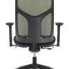 WorkPro® 4000 Series Multifunction Ergonomic Mesh/Fabric High-Back Executive Chair, Olive Green/Black, BIFMA Compliant