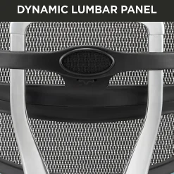 WorkPro® 12000 V2 Series Ergonomic Mesh/Fabric High-Back Office Chair, Black/Black, BIFMA Compliant, ERGOFIT2