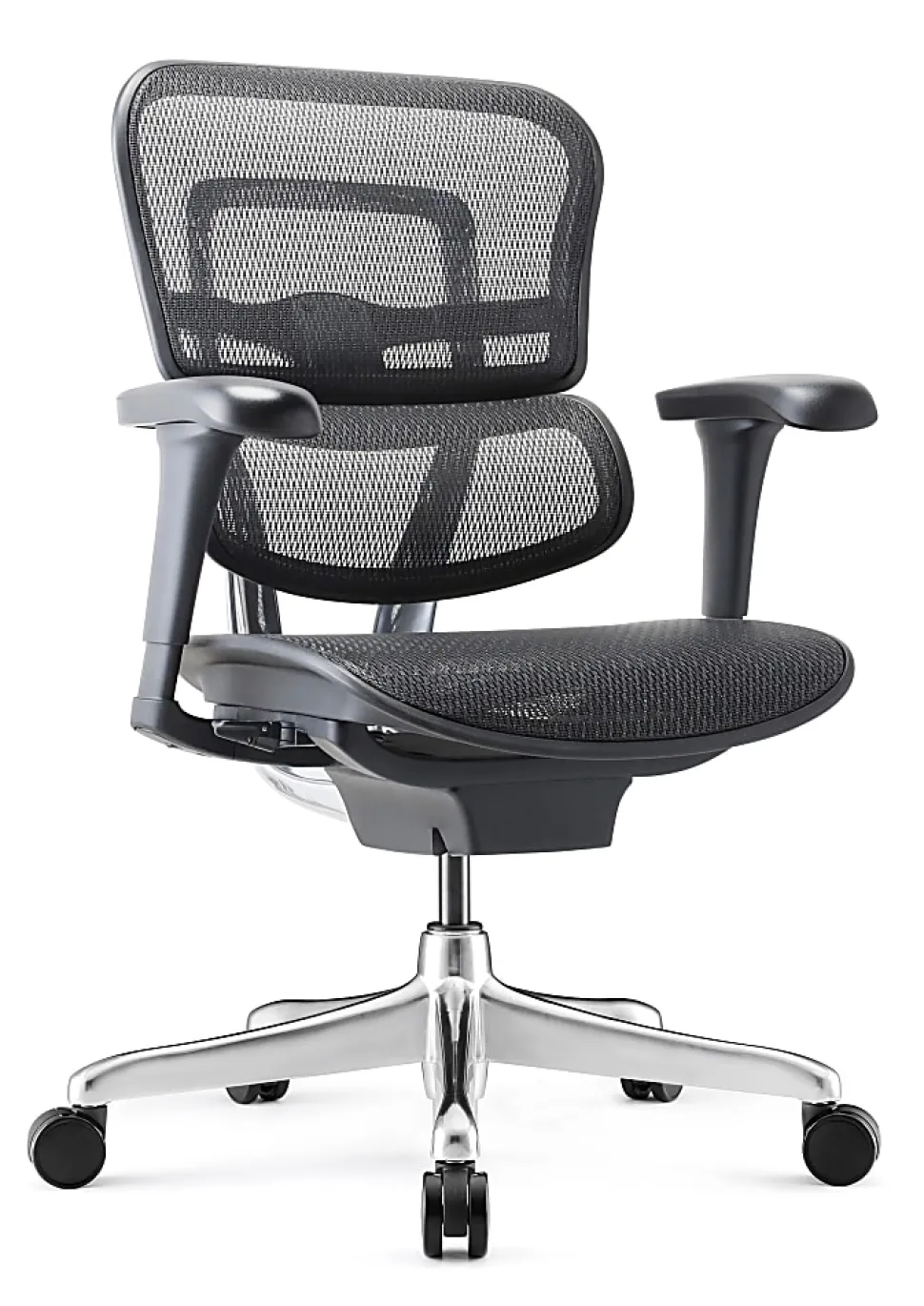 WorkPro® 12000 V2 Series Ergonomic Mesh High-Back Manager Chair, Black/Black