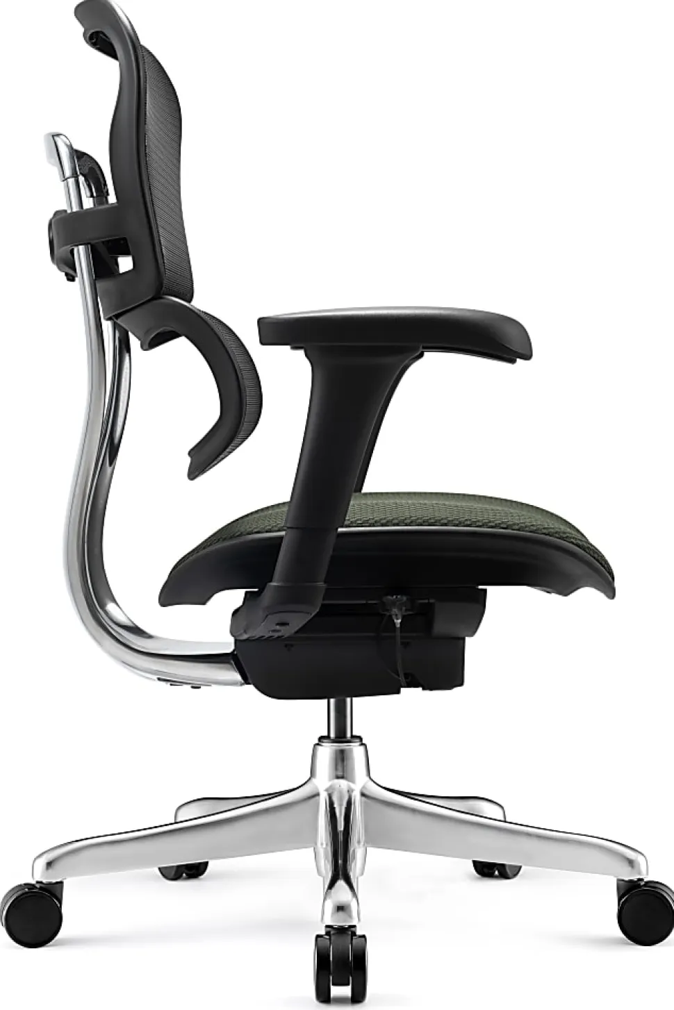 WorkPro® 12000 V2 Series Ergonomic Mesh/Fabric High-Back Office Chair, Gray/Black, BIFMA Compliant