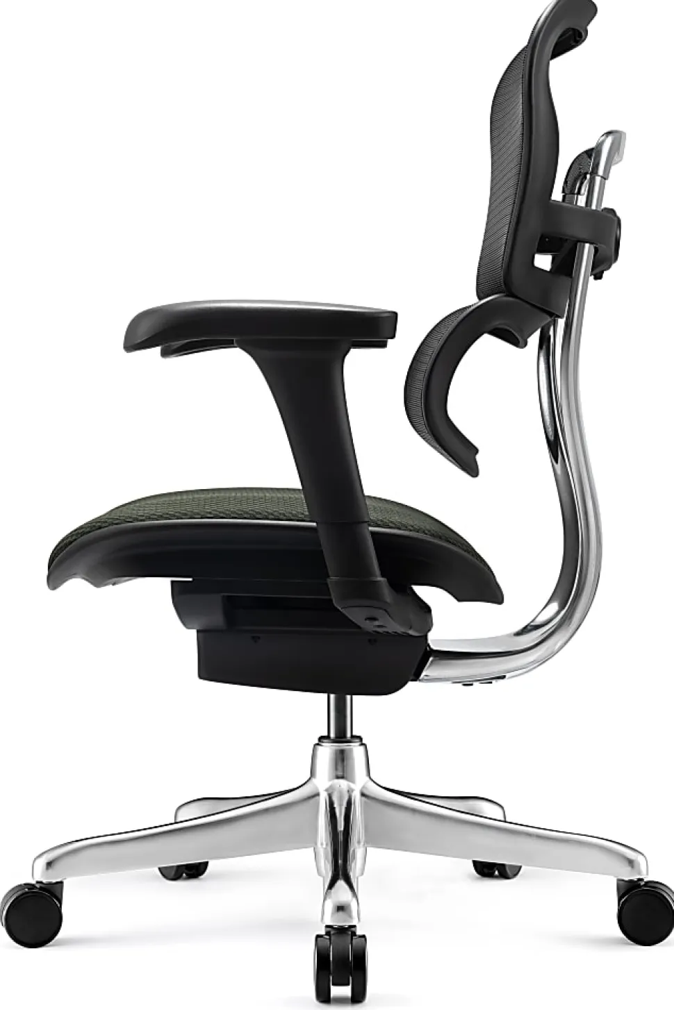 WorkPro® 12000 V2 Series Ergonomic Mesh/Fabric High-Back Office Chair, Gray/Black, BIFMA Compliant