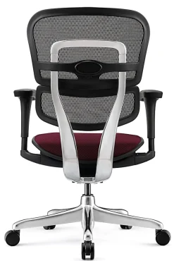 WorkPro® 12000 V2 Series Ergonomic Mesh/Fabric High-Back Office Chair, Burgundy/Black, BIFMA Compliant