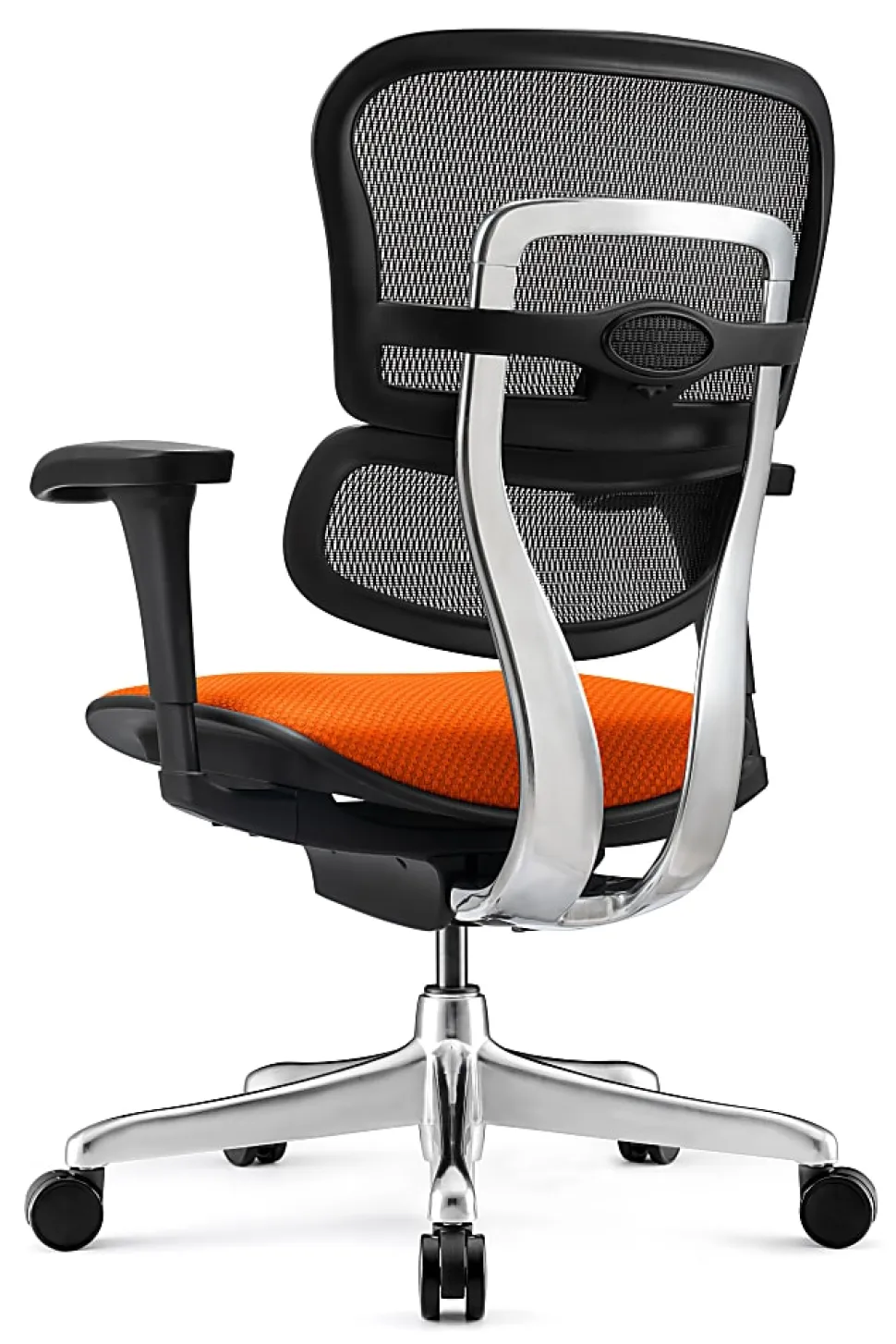 WorkPro® 12000 V2 Series Ergonomic Mesh/Fabric High-Back Office Chair, Tangerine/Black, BIFMA Compliant