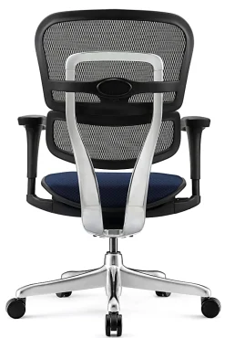 WorkPro® 12000 V2 Series Ergonomic Mesh/Fabric High-Back Office Chair, Navy/Black, BIFMA Compliant