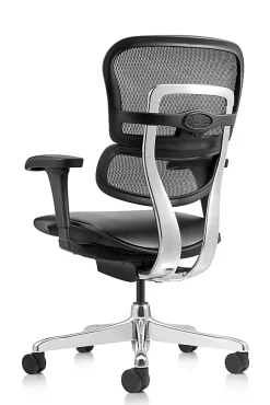 WorkPro® 12000 V2 Series Ergonomic Mesh/Antimicrobial Vinyl High-Back Office Chair, Black/Black, BIFMA Compliant