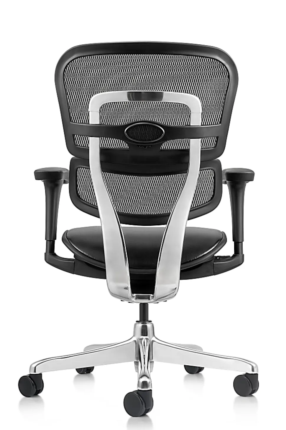 WorkPro® 12000 V2 Series Ergonomic Mesh/Antimicrobial Vinyl High-Back Office Chair, Black/Black, BIFMA Compliant