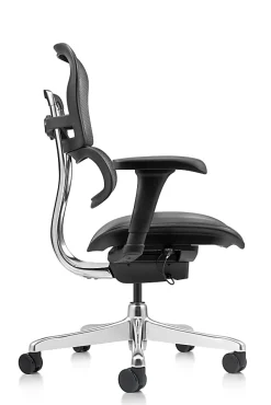 WorkPro® 12000 V2 Series Ergonomic Mesh/Antimicrobial Vinyl High-Back Office Chair, Black/Black, BIFMA Compliant