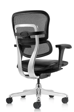 WorkPro® 12000 V2 Series Ergonomic Mesh/Antimicrobial Vinyl High-Back Office Chair, Black/Black, BIFMA Compliant
