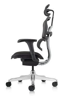 WorkPro 12000 V2 Series Mesh/Fabric High-Back Executive Office Chair, Black
