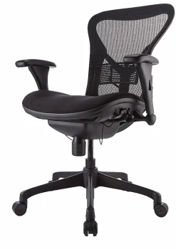 WorkPro® Warrior 212 Mesh Managerial Mid-Back Chair, Black