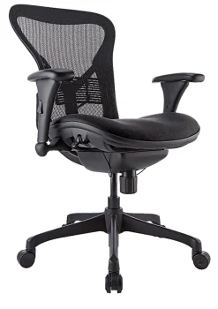 WorkPro® Warrior 212 Mesh Managerial Mid-Back Chair, Black
