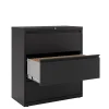 WorkPro® 36"W x 18-5/8"D Lateral 3-Drawer File Cabinet, Black