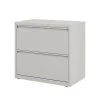 WorkPro® 30"W x 18-5/8"D Lateral 2-Drawer File Cabinet, Light Gray