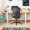 WorkPro® 9500XL Series Big & Tall Ergonomic Mesh/Premium Fabric Mid-Back Chair, Black/Lime, BIFMA Compliant
