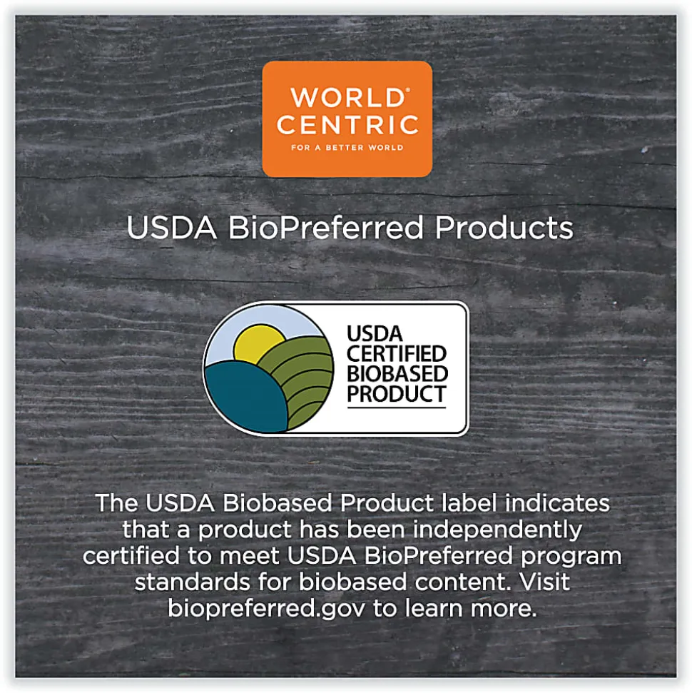 World Centric® Fiber Bowls, 32 Oz, Natural Paper, Pack Of 500 Bowls