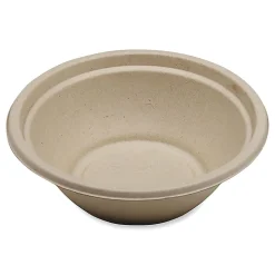World Centric® Fiber Bowls, 24 Oz, Natural Paper, Pack Of 500 Bowls