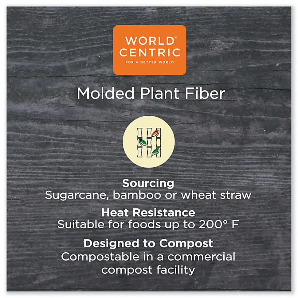 World Centric® Fiber Cups, 4 Oz, Natural Paper, Pack Of 1,000 Cups