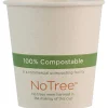 World Centric NoTree Paper Hot Cups, 4 Oz, Natural, Pack Of 1,000 Cups