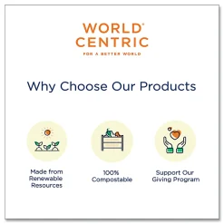World Centric NoTree Paper Hot Cups, 4 Oz, Natural, Pack Of 1,000 Cups
