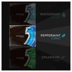 Wrigley's® Cobalt Chewing Gum, Peppermint, 1.45 Oz, Box Of 10