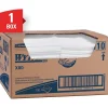Wypall X80 Extended Use Foodservice Towels With Antimicrobial Protection, 12" x 23 7/16", White, Box Of 150