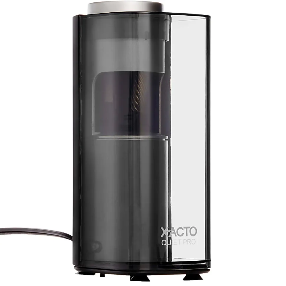 X-ACTO® Quiet Pro™ Electric Pencil Sharpener, Black