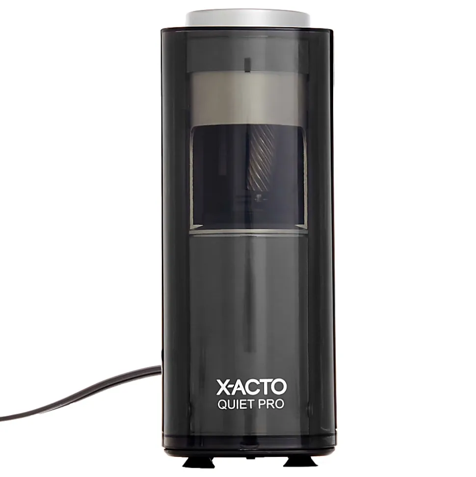 X-ACTO® Quiet Pro™ Electric Pencil Sharpener, Black