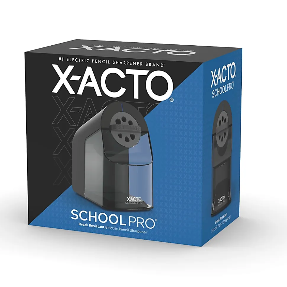 X-ACTO® School Pro® Electric Pencil Sharpener, Black