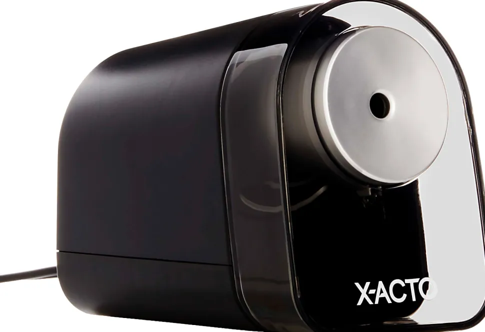 X-ACTO® XLR™ Electric Pencil Sharpener, Black