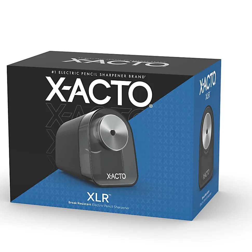 X-ACTO® XLR™ Electric Pencil Sharpener, Black