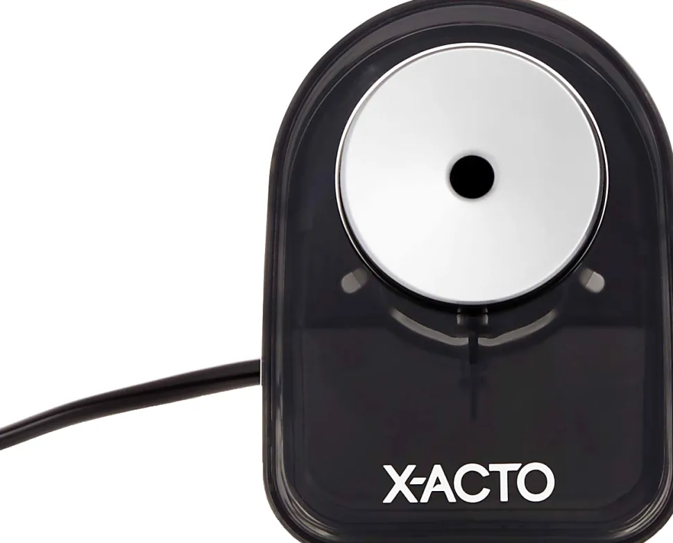 X-ACTO® XLR™ Electric Pencil Sharpener, Black