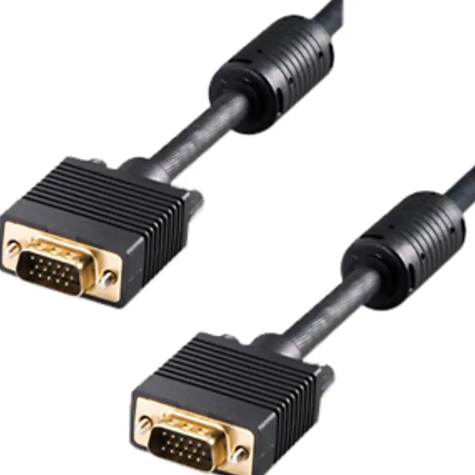 4XEM 50FT High Quality Dual Ferrite M/M VGA Cable - 50 ft VGA Video Cable - 4XVGAMMHQ50