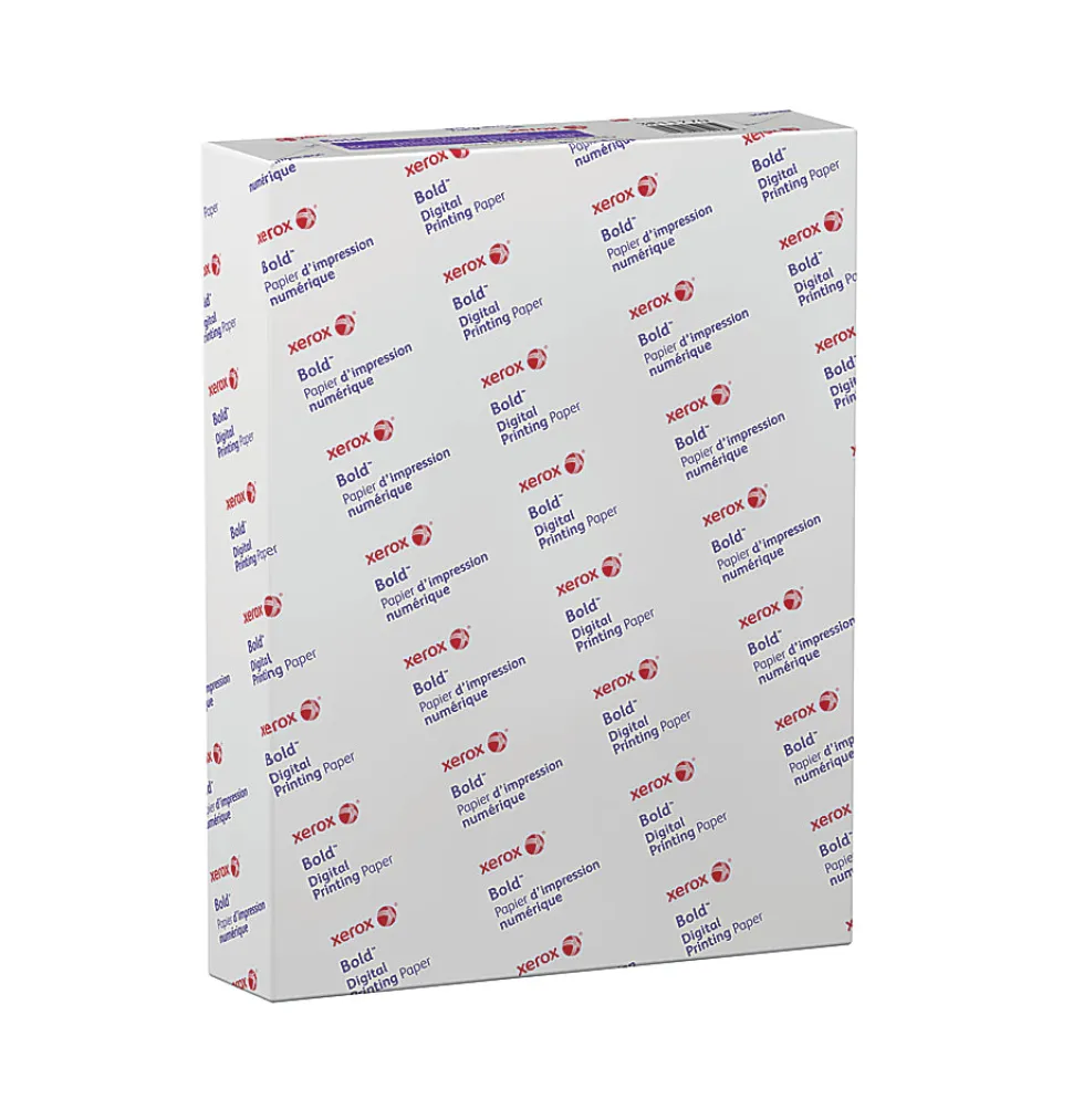 Xerox® Bold Digital™ Printing Paper, 1 Ream, Letter Size, 100 (U.S.) Brightness, 80 Lb Cover (216 gsm), FSC® Certified, Ream Of 250 Sheets - 3R11770