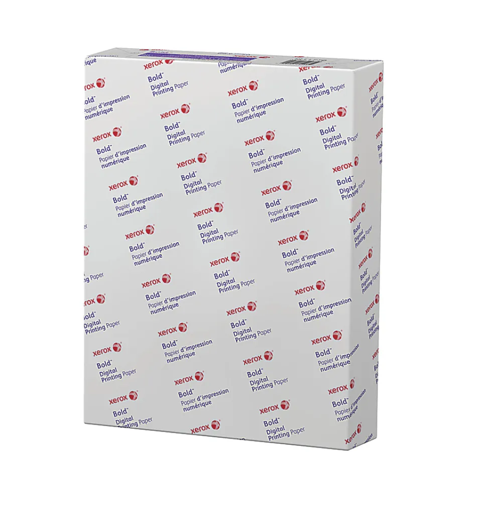 Xerox® Bold Digital™ Printing Paper, 1 Ream, Letter Size, 100 (U.S.) Brightness, 80 Lb Cover (216 gsm), FSC® Certified, Ream Of 250 Sheets - 3R11770