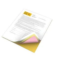 Xerox® Revolution™ Premium Digital Carbonless Laser Paper, White/Canary/Pink/Goldenrod, Letter, 20 Lb, 92 Brightness, 1250 Total, 125 Sets/Ream