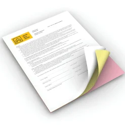 Xerox® Revolution™ Premium Digital Carbonless Laser Paper, White/Canary/Pink, Letter (8 1/2